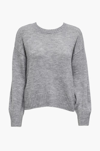 Pull met ronde hals - grijs - ONLY®