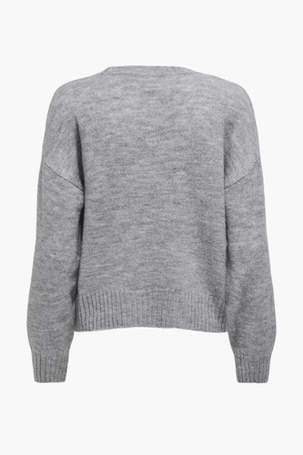 Pull met ronde hals - grijs - ONLY®