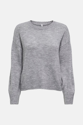 Pull met ronde hals - grijs - ONLY®