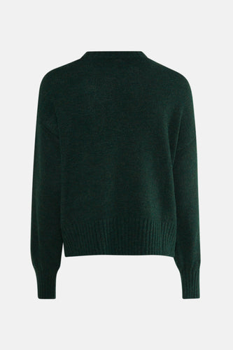 Pull met ronde hals - groen
