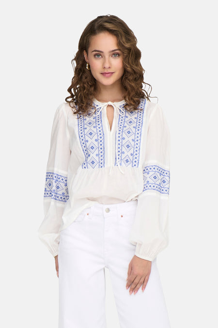 JDYLULU L/S EMBROIDERY SHIRT WVN