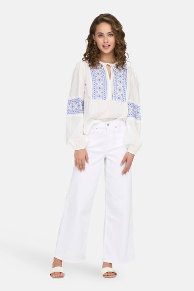 JDYLULU L/S EMBROIDERY SHIRT WVN