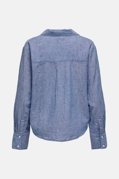 Hemd met lange mouwen - blauw