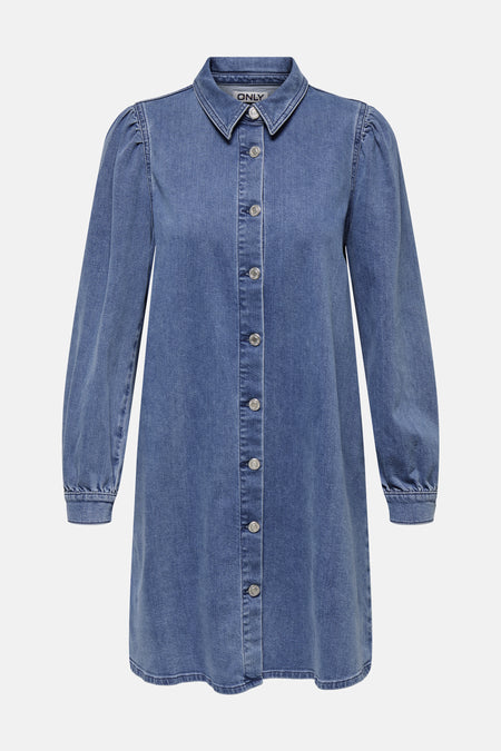 Kleedjes (lange mouwen) Mid blue denim - ONLY®