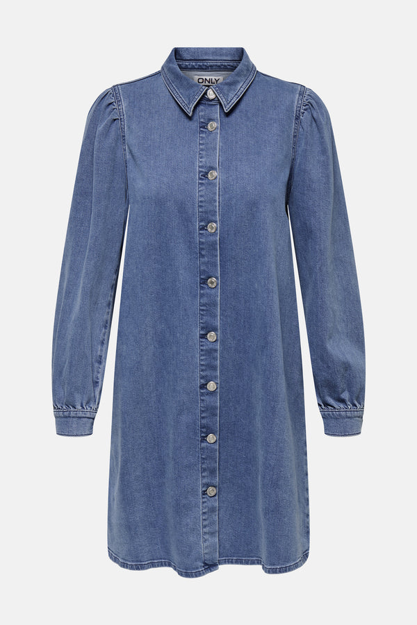 Kleedjes (lange mouwen) Mid blue denim - ONLY®