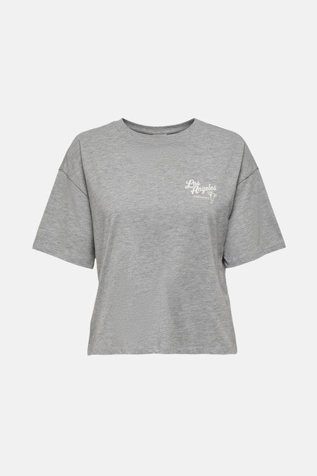 T-shirt met korte mouwen - grijs
