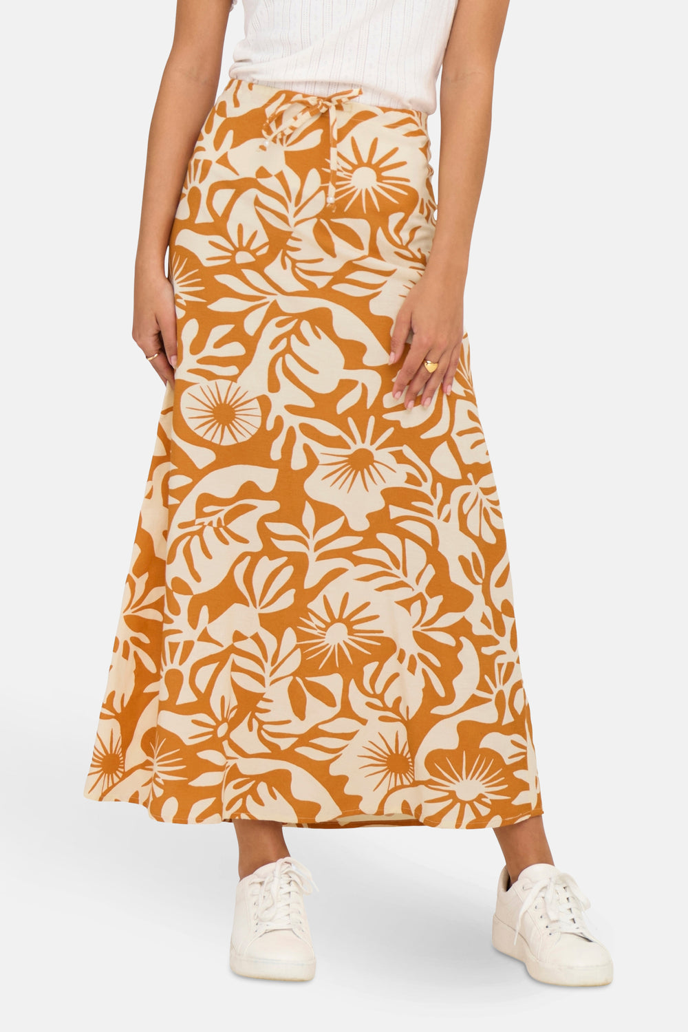 Rok (lang) Oranje - ONLY®