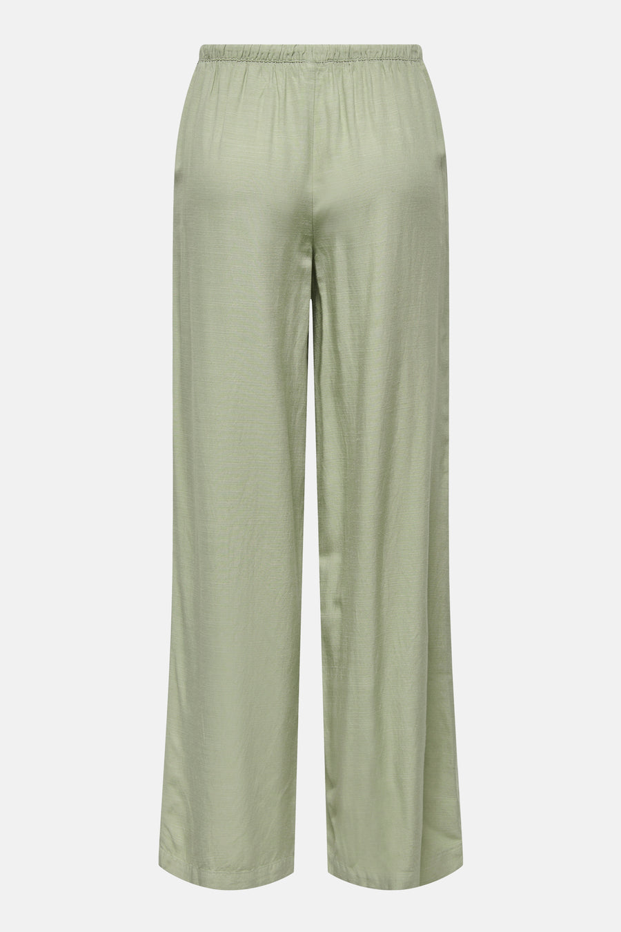 Pantalon vert de JDY, avec taille élastique et une texture subtile.