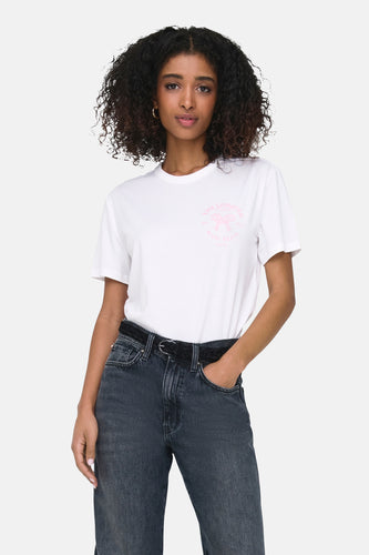 T-shirt met korte mouwen - wit