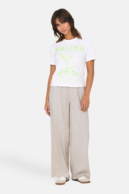 T-shirt met korte mouwen - wit