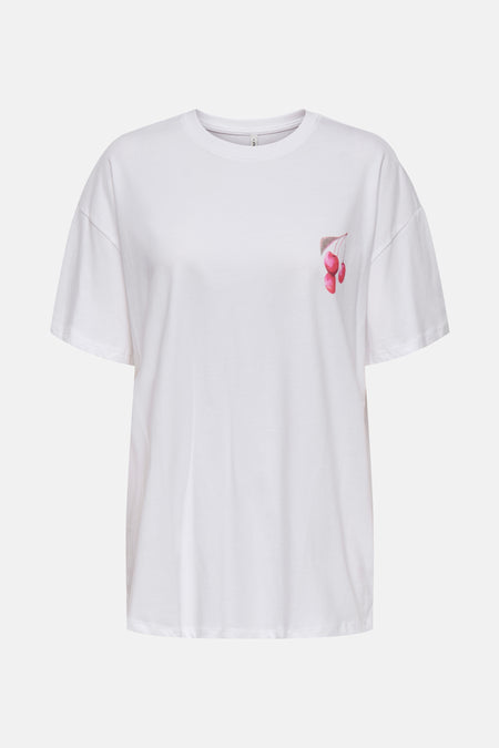 T-shirt met korte mouwen - wit