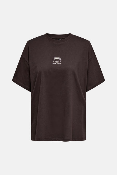 T-shirt (korte mouwen) Bruin - ONLY®