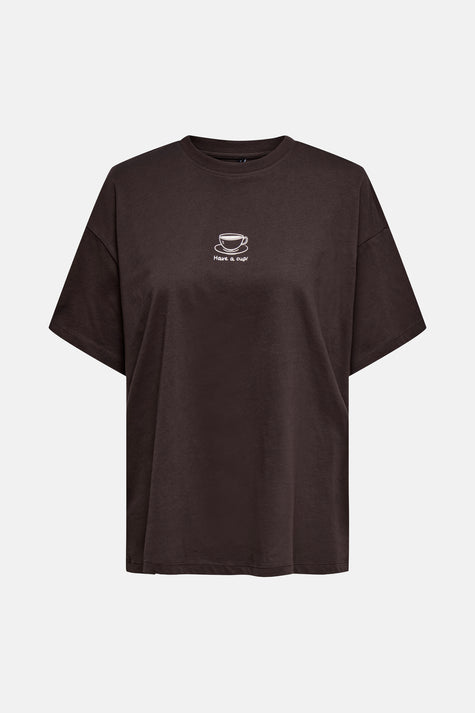 T-shirt (korte mouwen) Bruin - ONLY®