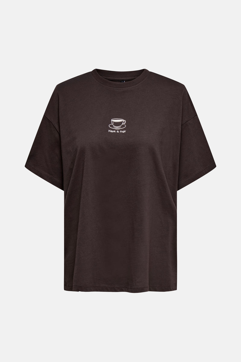 T-shirt (korte mouwen) Bruin - ONLY®
