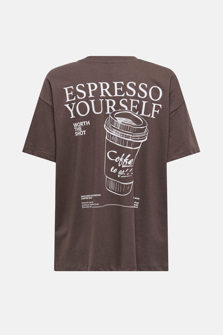 T-shirt (korte mouwen) Bruin - ONLY®