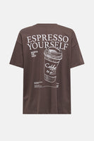 T-shirt met korte mouwen - bruin