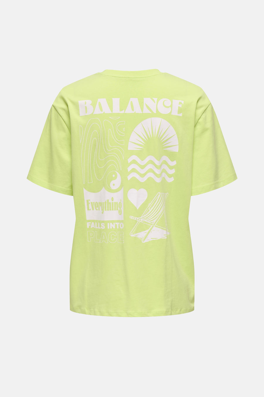 T-shirt à manches courtes - jaune