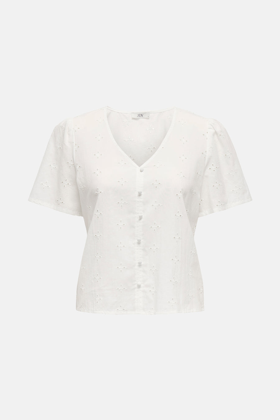 Blouse à manches courtes - Blanc - JDY