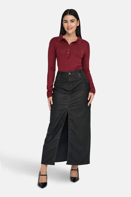 ONLCATHRINE LS POLO NECK EX KNT