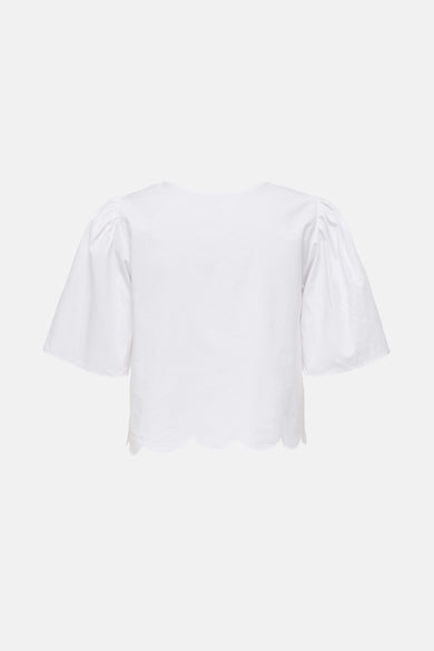 JDYALICE S/S TIE TOP WVN