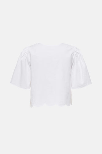 JDYALICE S/S TIE TOP WVN