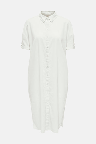 JDYMILA 2/4 LINEN MIDI DRESS WVN