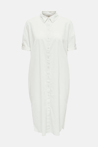 JDYMILA 2/4 LINEN MIDI DRESS WVN