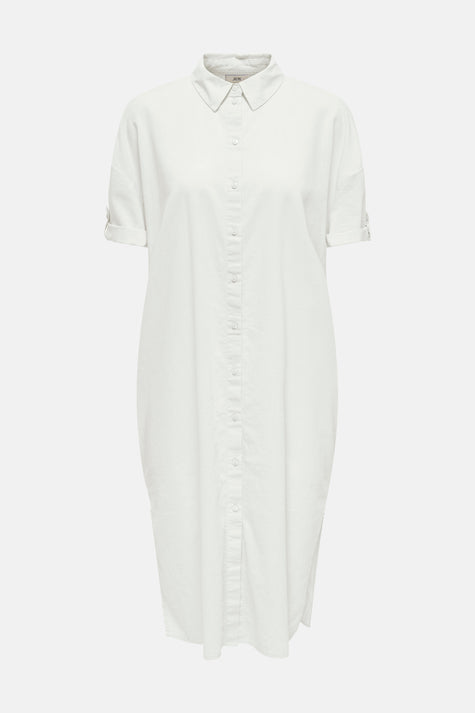 Robe à manches courtes - blanc