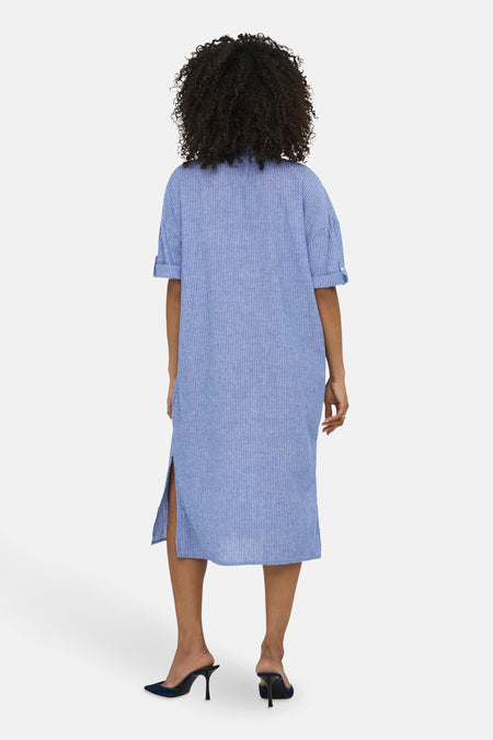 Robe à manches courtes - bleu