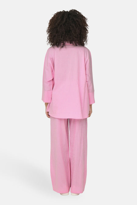 Hemd met lange mouwen - roze