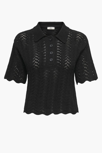 Polo met korte mouwen - zwart - JDY