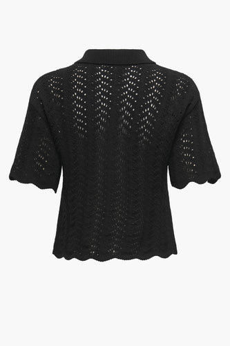 Polo met korte mouwen - zwart - JDY