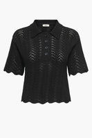 Polo met korte mouwen - zwart