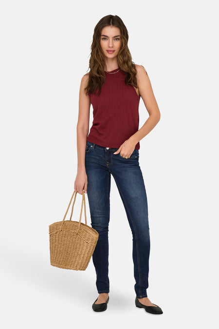 Top (zonder mouwen) Rood - ONLY®