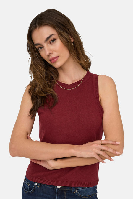 Top (zonder mouwen) Rood - ONLY®