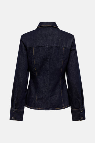 Hemd met lange mouwen - dark blue denim