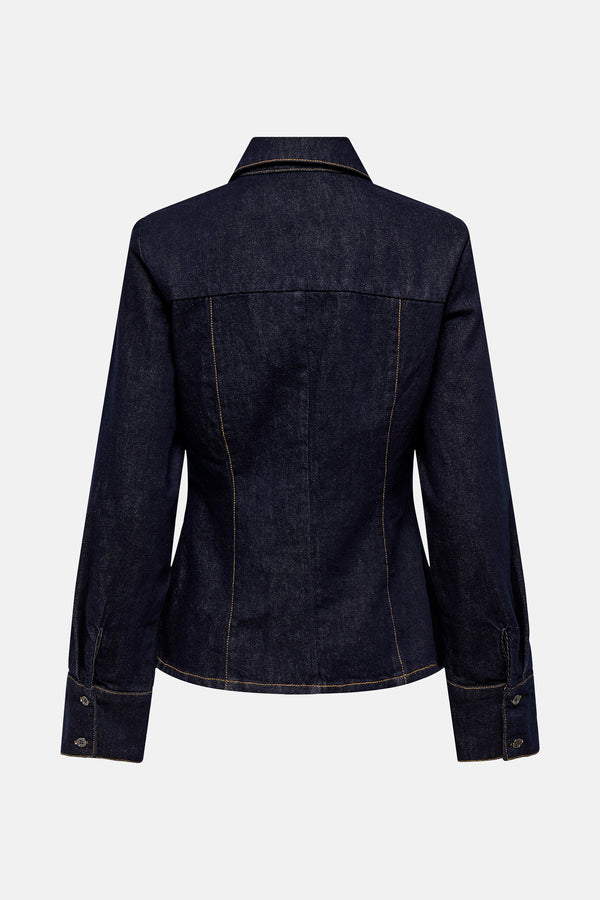 Chemisier (manches longues) Dark blue denim - ONLY®