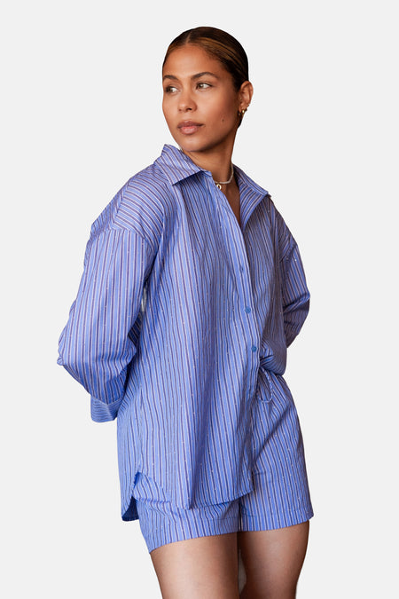 ONLOREGON ALVA LS RHINESTONE SHIRT WVN