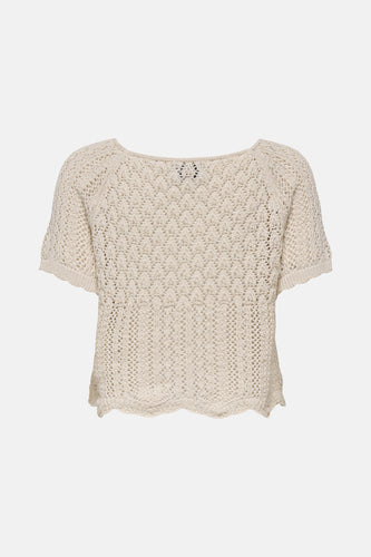 ONLNOLA LIFE S/S PULLOVER KNT NCA - ONLY®