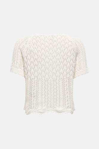 ONLNOLA LIFE S/S PULLOVER KNT NCA - ONLY®