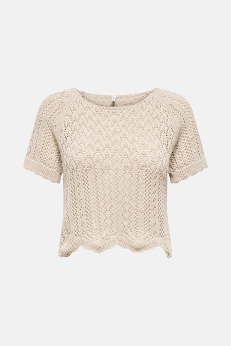 ONLNOLA LIFE S/S PULLOVER KNT NCA