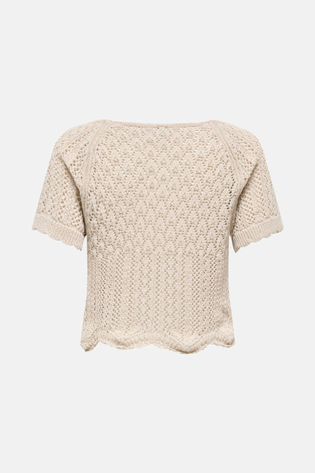 ONLNOLA LIFE S/S PULLOVER KNT NCA