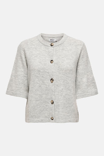 Cardigan - Light Grey Melange