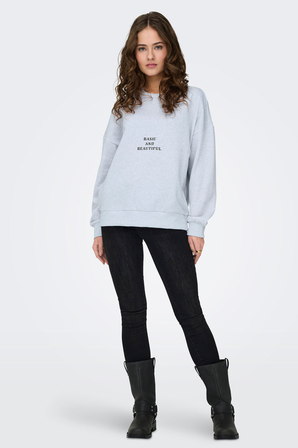 Sweater met ronde hals Grijs - ONLY®