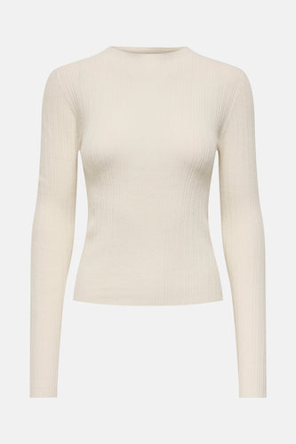Pull met ronde hals - ecru - ONLY®