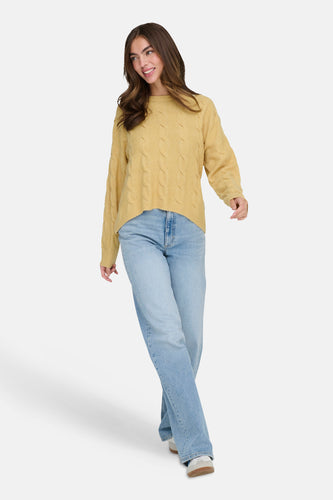 Pull met ronde hals - geel - ONLY®