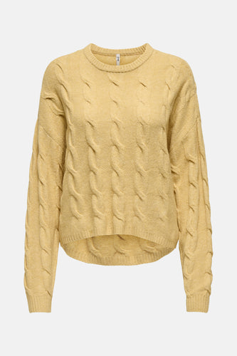 Pull met ronde hals - geel - ONLY®