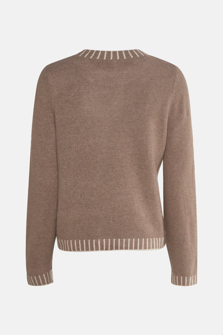 ONLFINA LS STITCH O-NECK CC KNT
