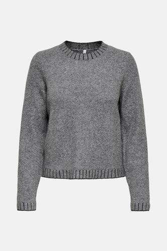 ONLFINA LS STITCH O-NECK CC KNT
