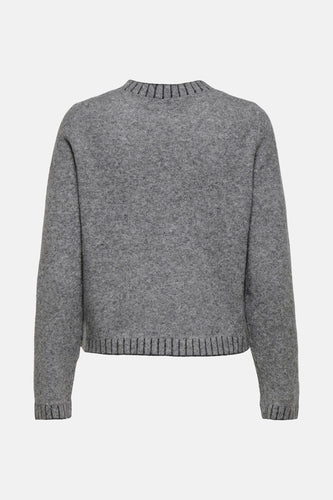 ONLFINA LS STITCH O-NECK CC KNT